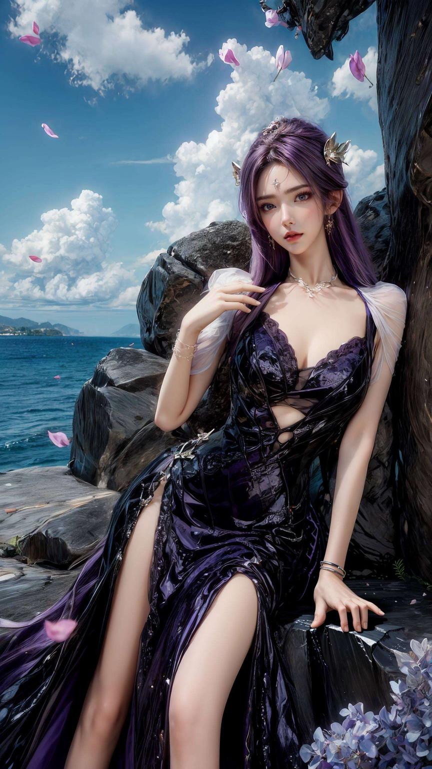 国漫女神款款而来简约而不失韵味