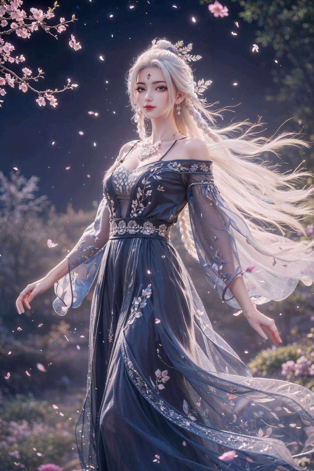 诛仙世界里的灵动仙子小白温柔的眼神