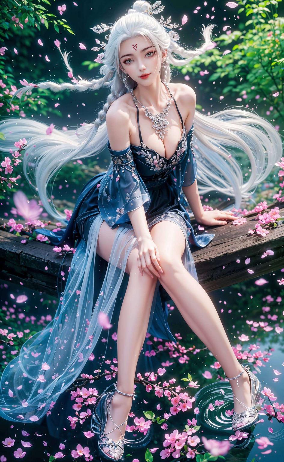 让你的手机瞬间变身国风乐园小白泳装亮相