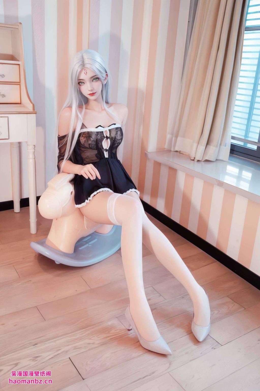 高清护眼新潮流！细腻画质小白壁纸画