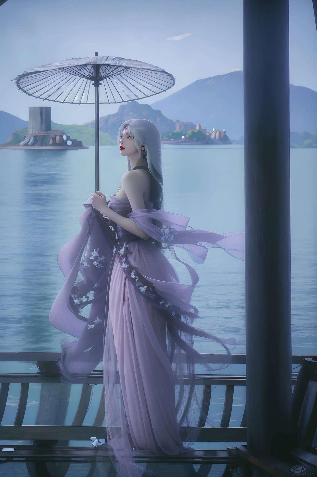 #绿色古风壁纸#尽显静谧之美