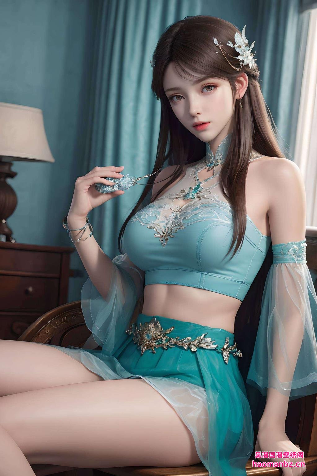 古典韵味十足仿佛穿越时空的仙子