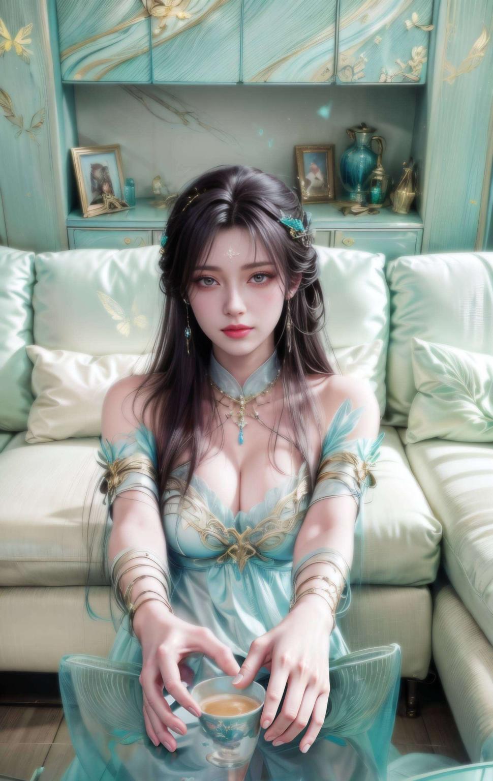 萧薰儿自制炫彩壁纸让你的手机瞬间焕新！色彩斑斓