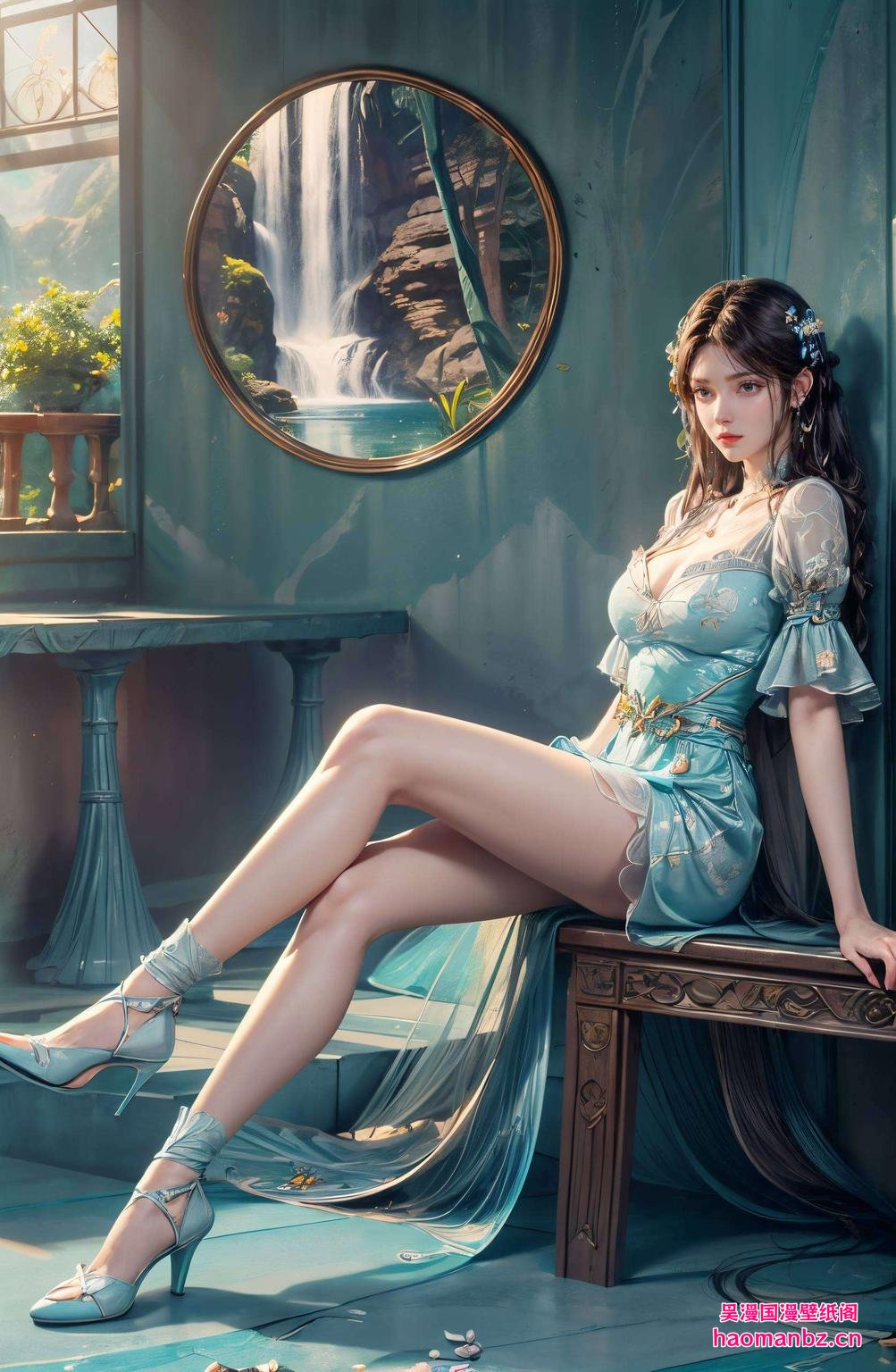 唯美动漫壁纸萧炎与薰儿浪漫一吻