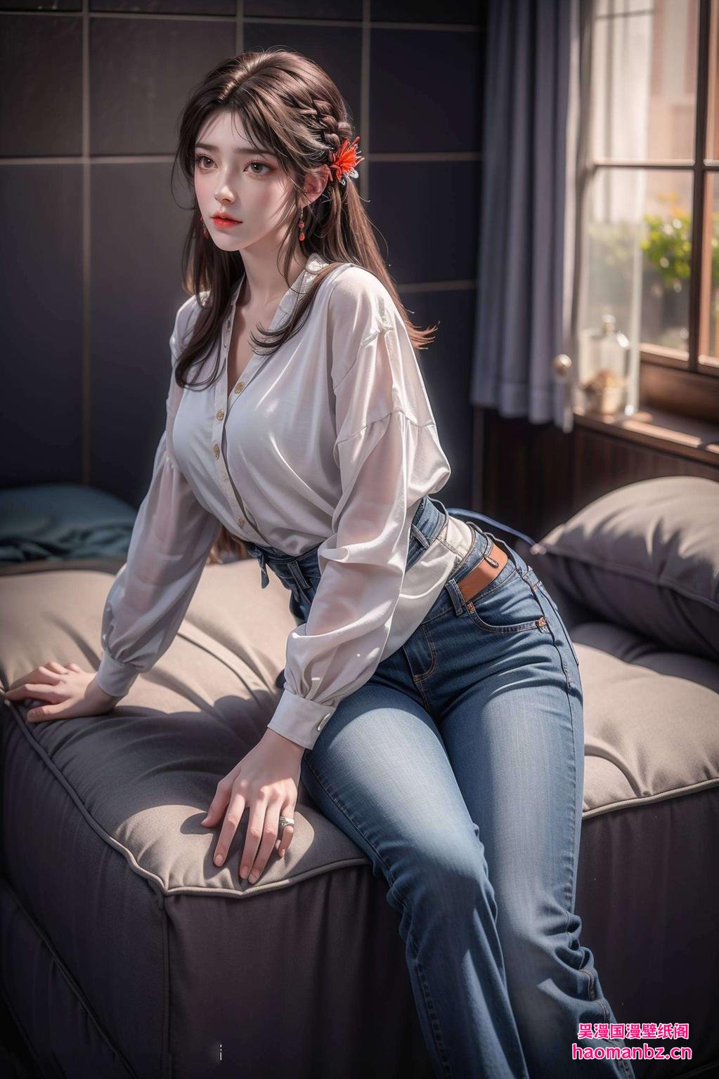 画面清新养眼炫彩壁纸闪耀安卓屏！这对美少女组合