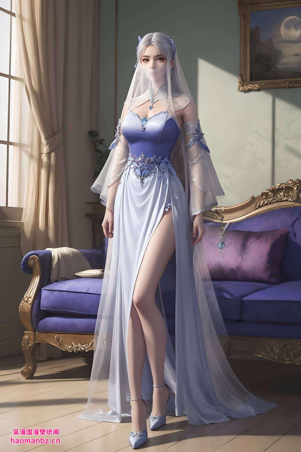 小医仙ai轻扬裙摆裸妆淡雅