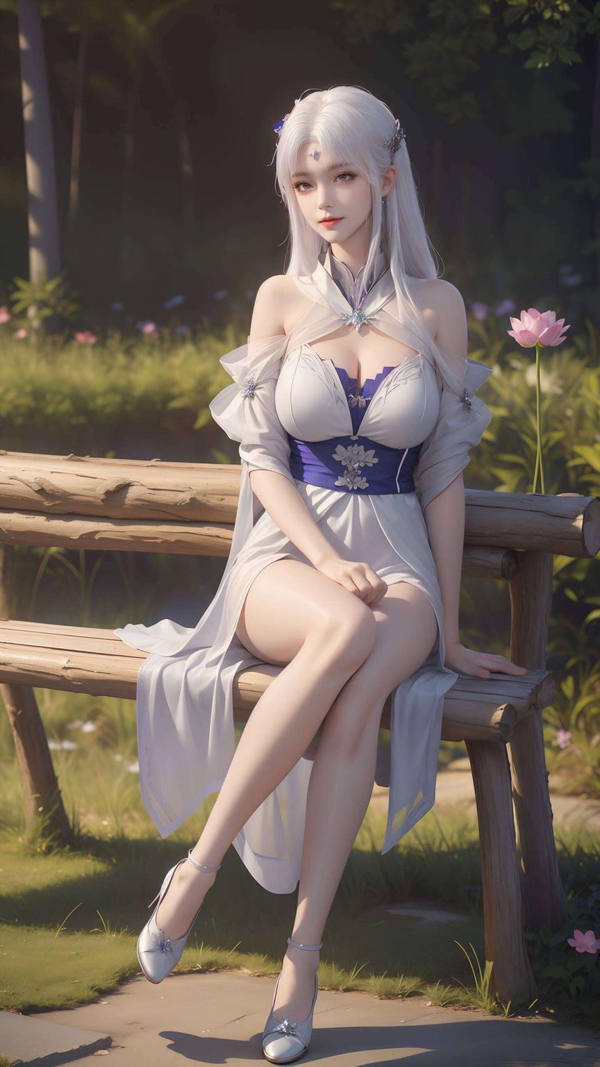 宛如漫画中走出的人物医者仁心的小医仙美得让人心动