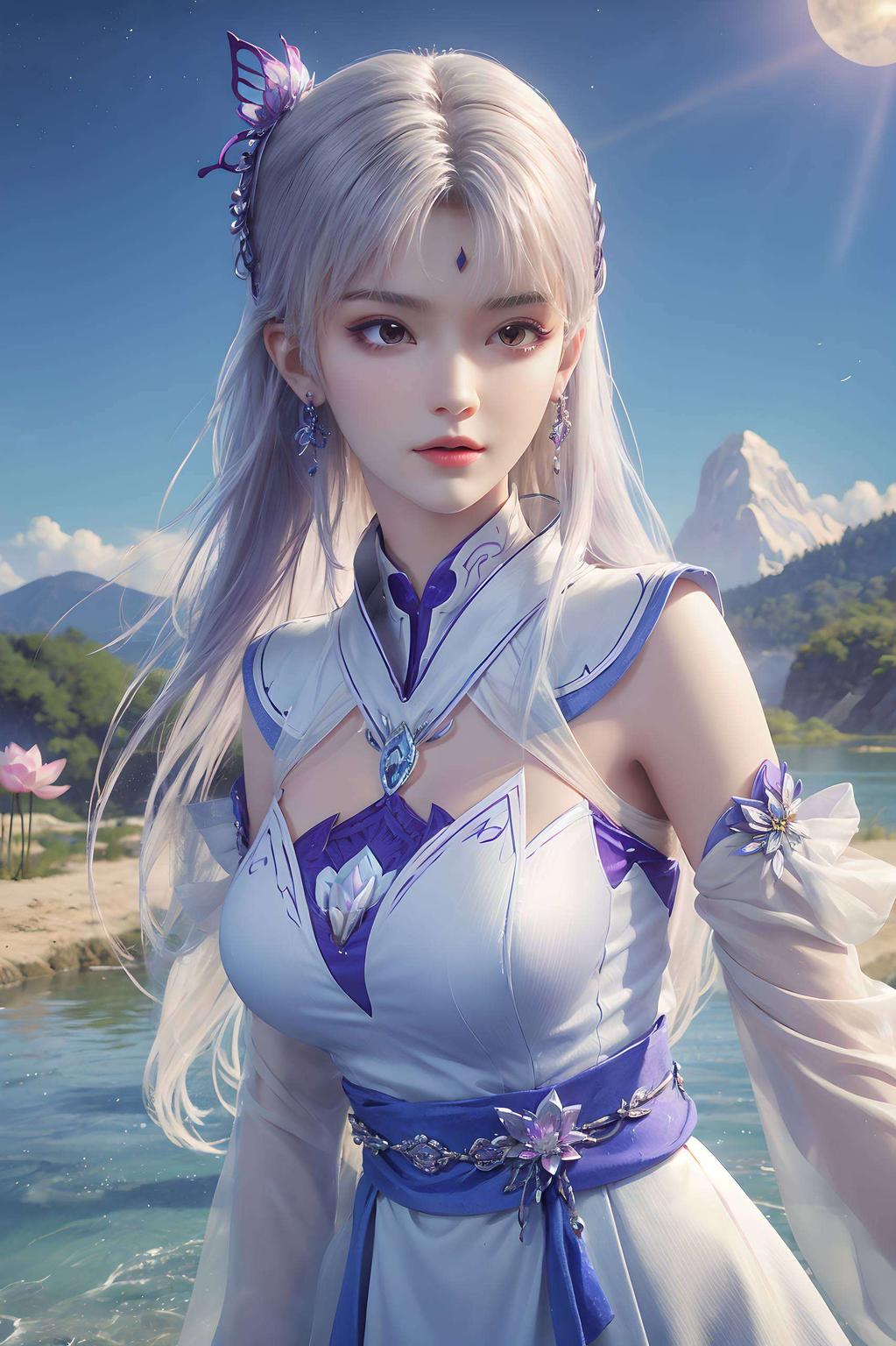 仿佛藏着不为人知的秘密是她那清冷气质的最佳映衬