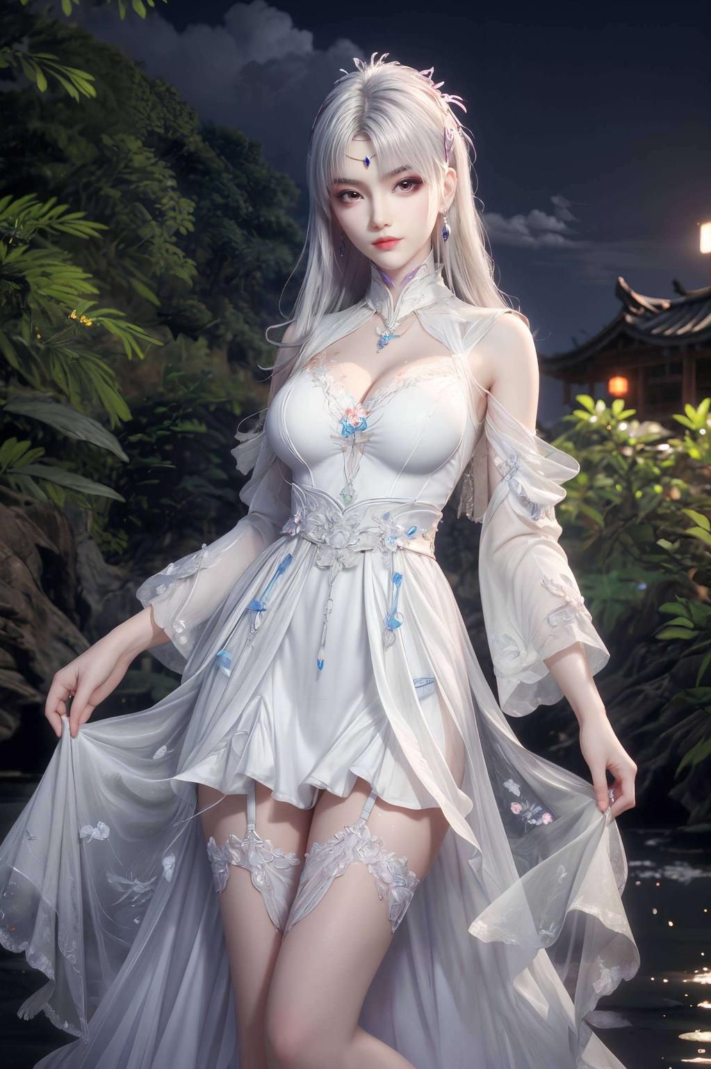 翠衣轻舞仿佛随时能为你施展神奇医术