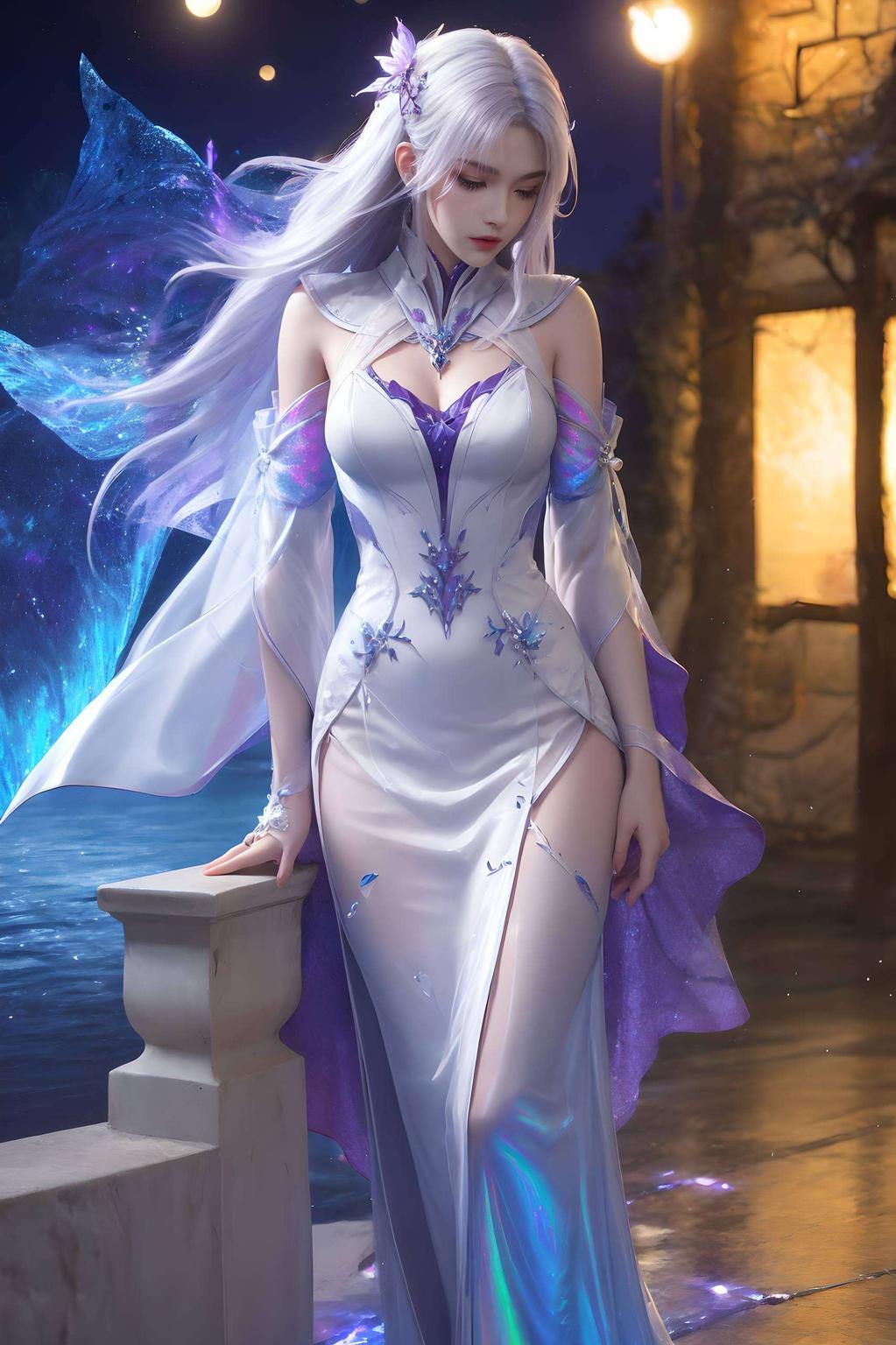 仿佛置身仙境细腻的笔触