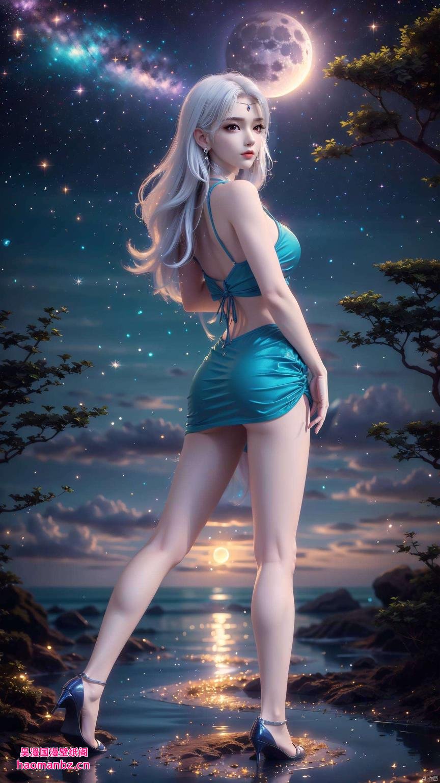 高清壁纸映彩霞小医仙翩翩起舞