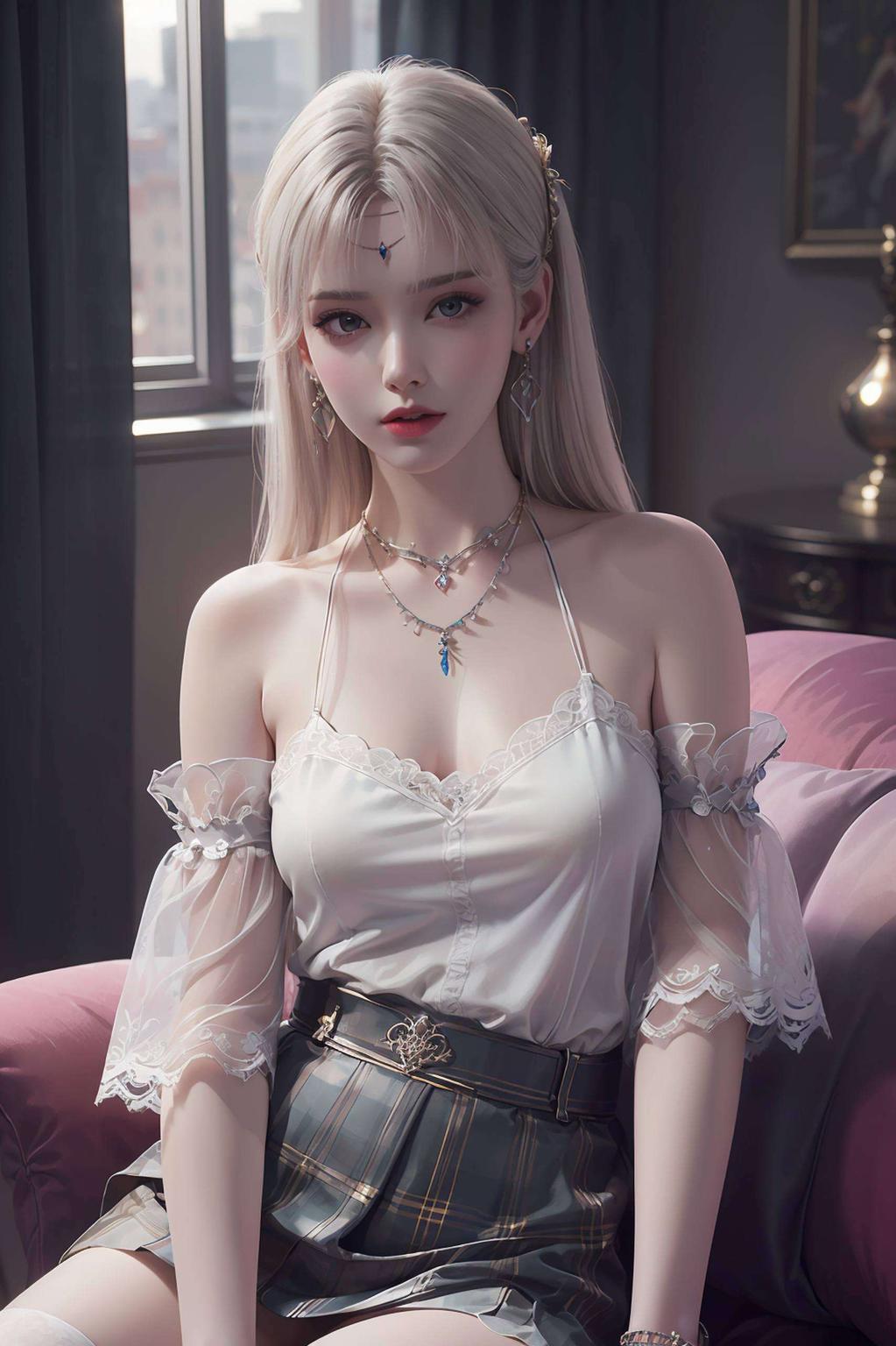 清新脱俗这白衣小医仙壁纸