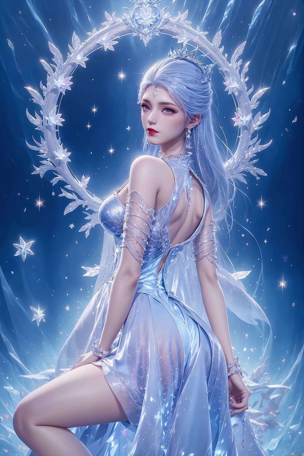 礼服映璀璨雪女翩翩舞