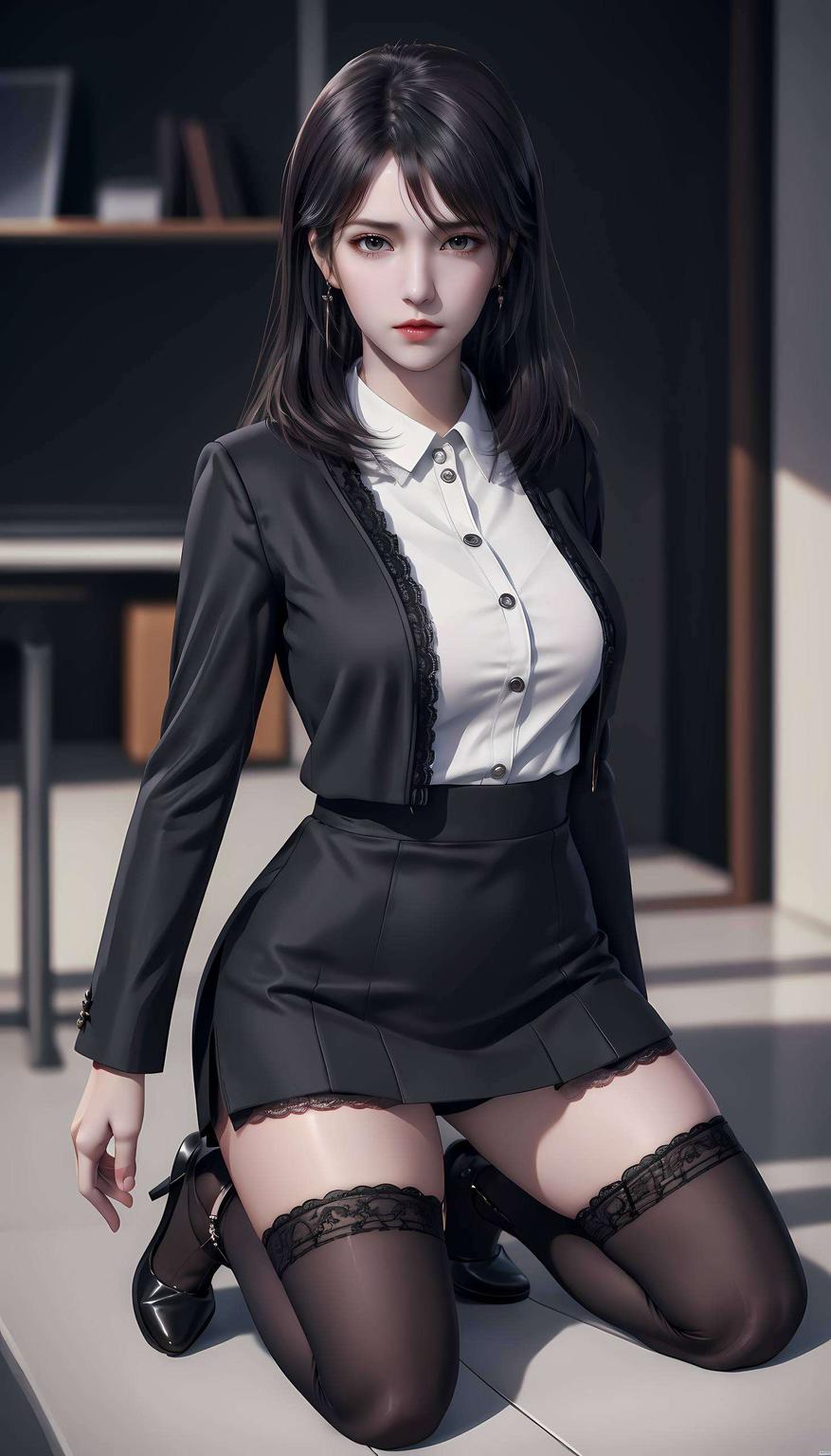 快来感受这份古典与现代的交融之美吧！”特别适合放在电脑上哦！看这徐欣的校服