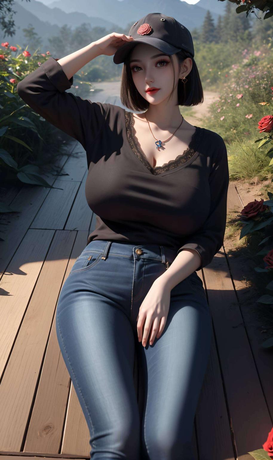 细腻的笔触生成这期的唯美壁纸主角