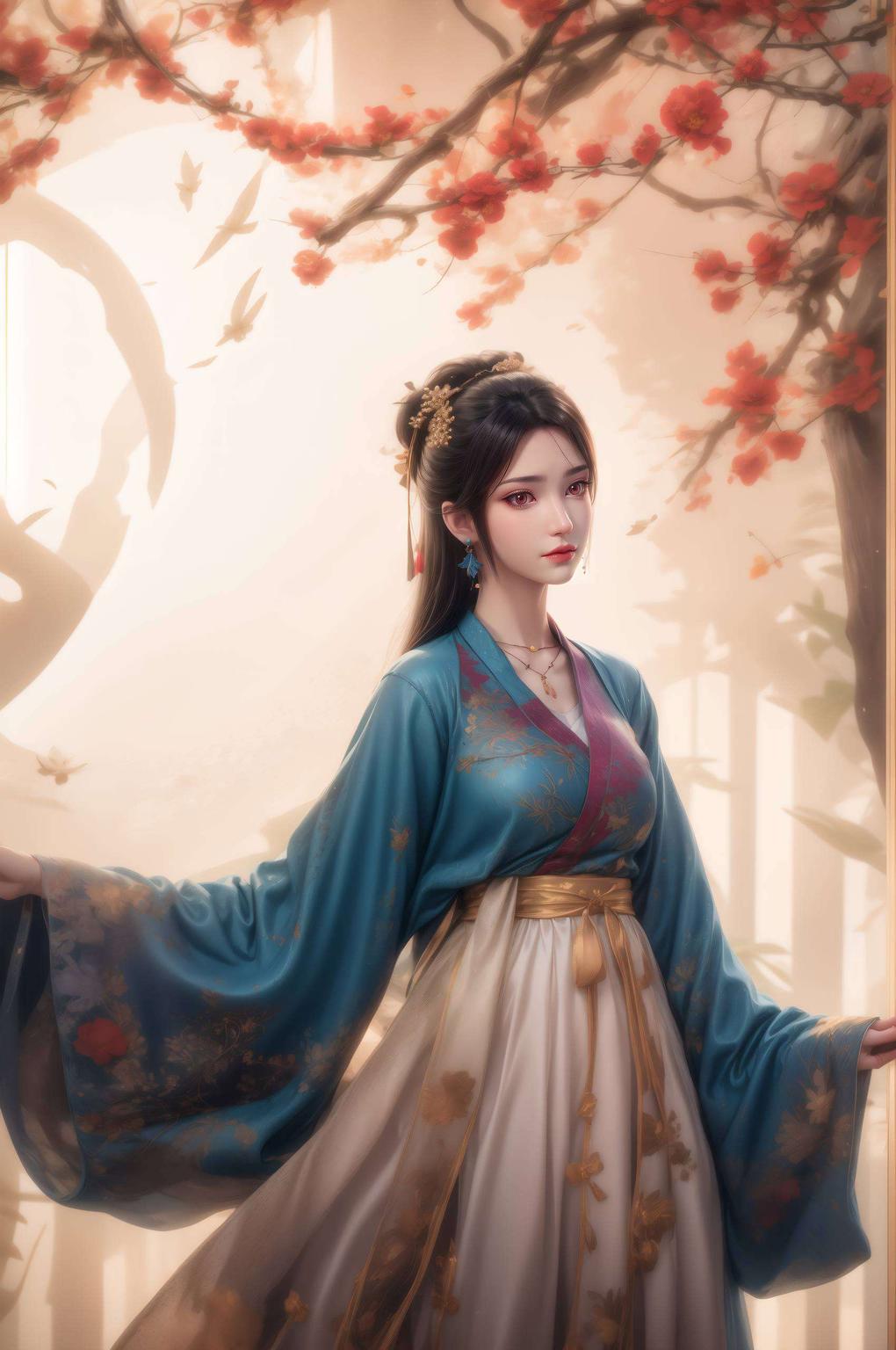 PCins风设计国漫女神元尊夭夭