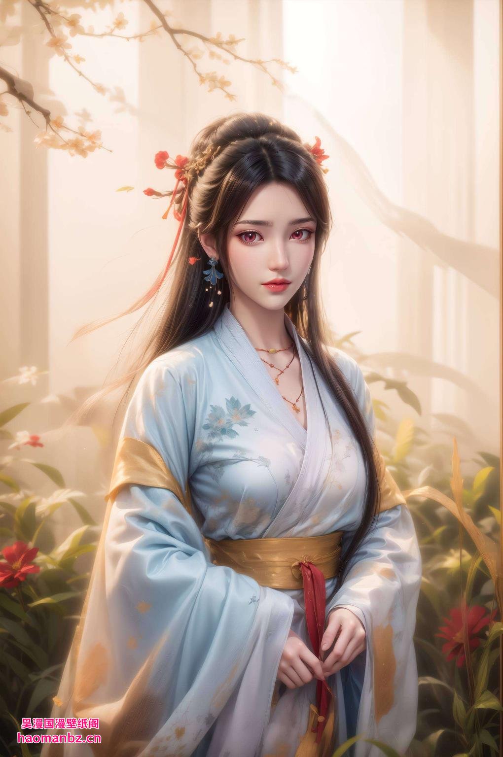 感受动漫魅力！夭夭侧脸4K壁纸