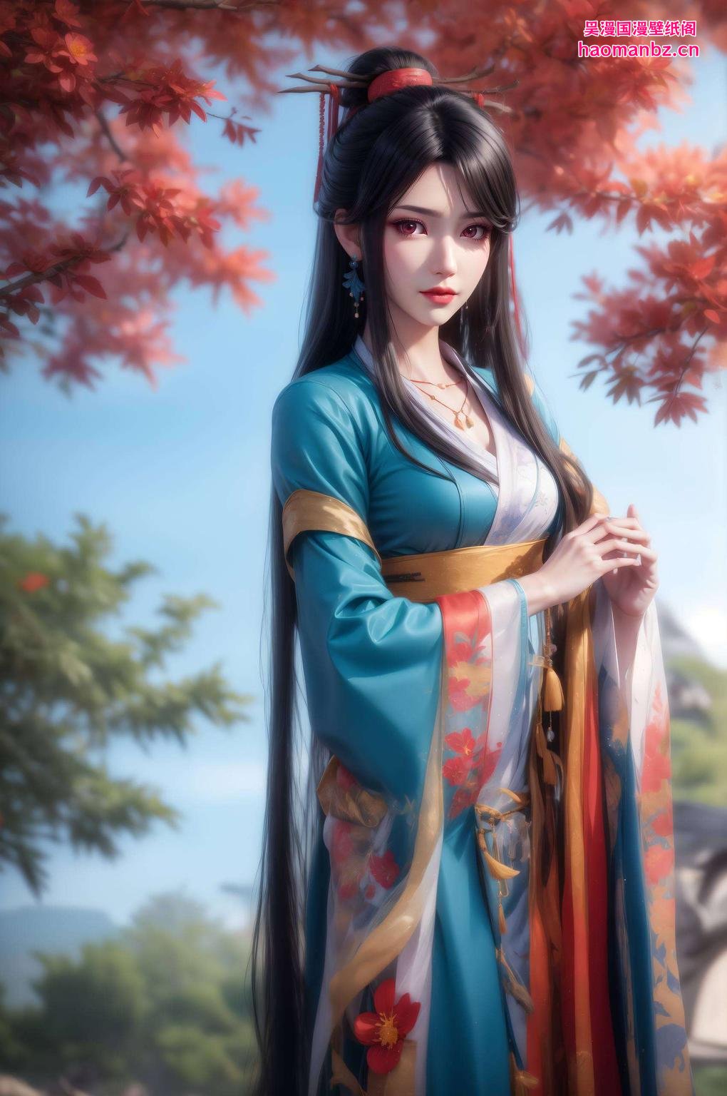 今天给大家带来一组超美的元尊夭夭横屏壁纸