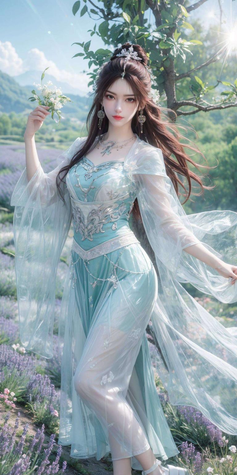 眼神含泪清冷仙子