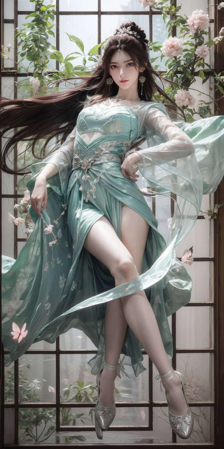 二次元世界里的浪漫瞬间叶倾仙身材壁纸