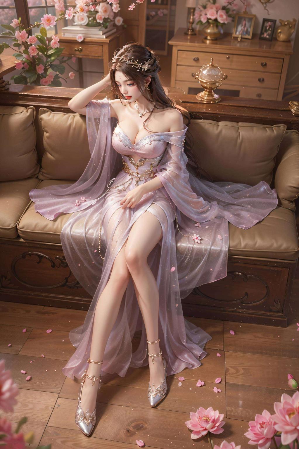 这款完美世界月婵动态图壁纸细腻如丝