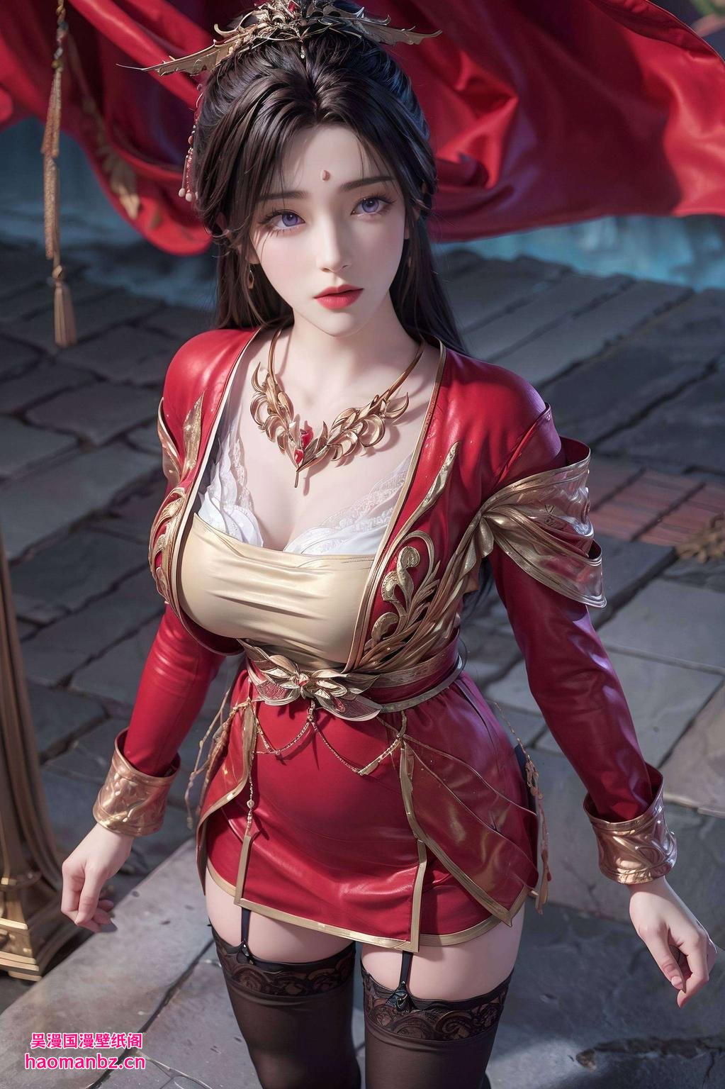 每组图案都如诗如画月婵壁纸