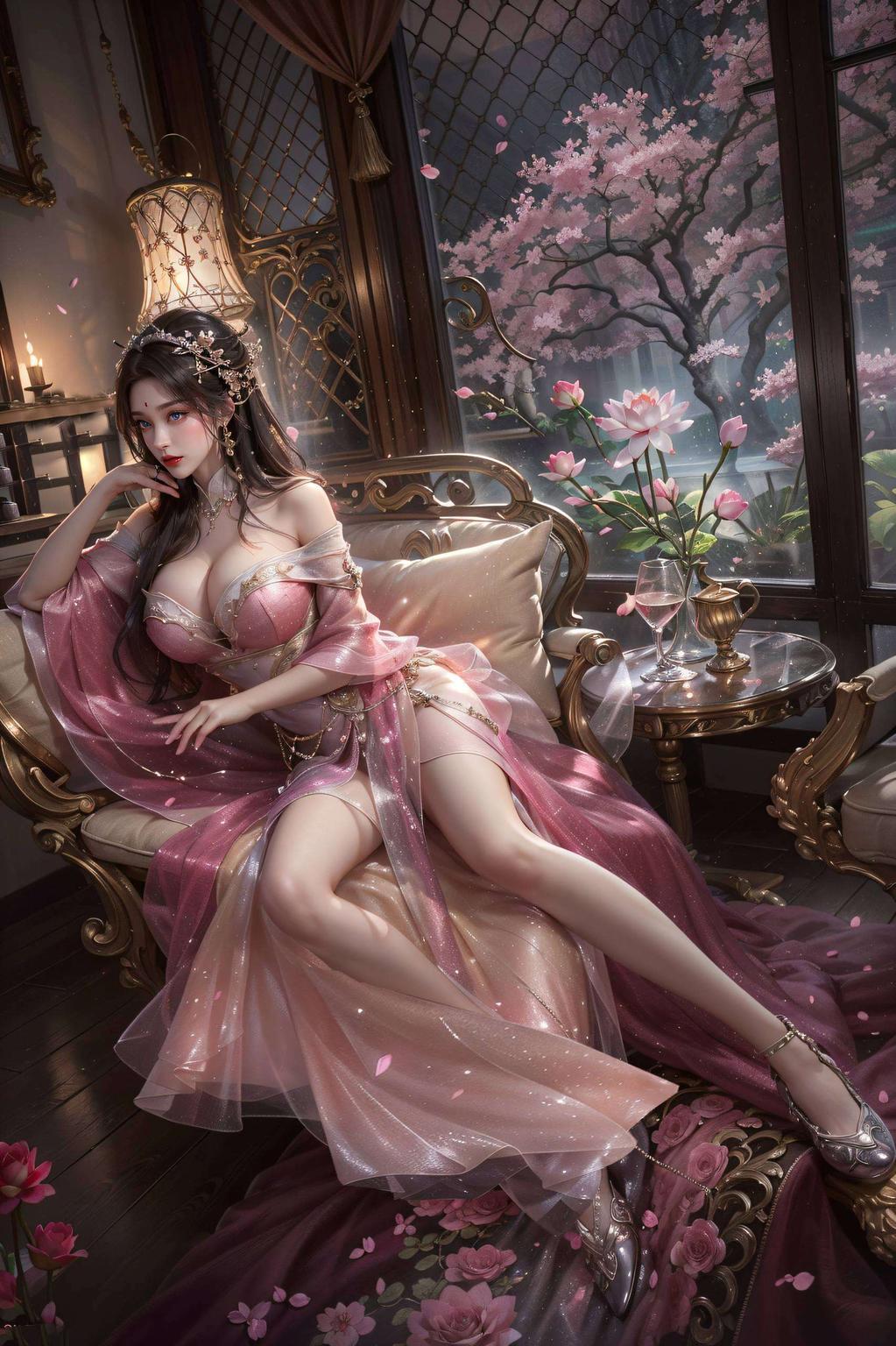 梦幻光影映衬绝美仙子点亮你的电脑与手机屏幕！