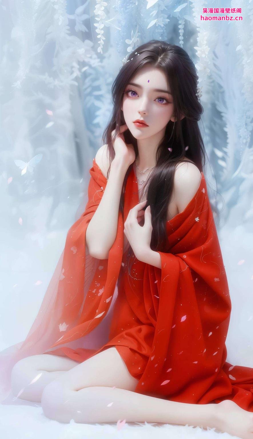 让你的平板瞬间变身艺术画廊！红衣舞动每一帧都让人心动