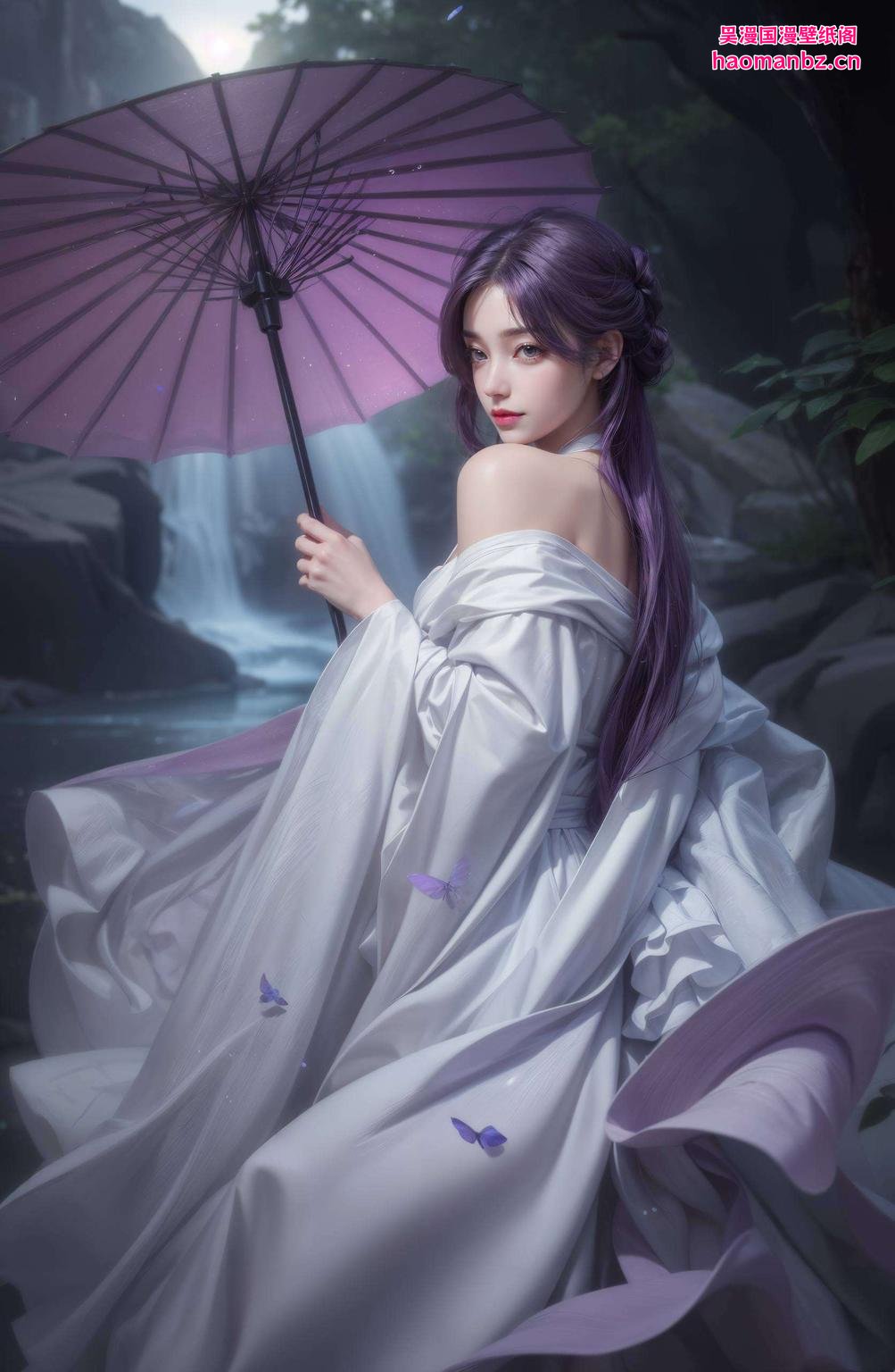 云曦的美貌和壁纸的质感你的手机瞬间变身艺术品！