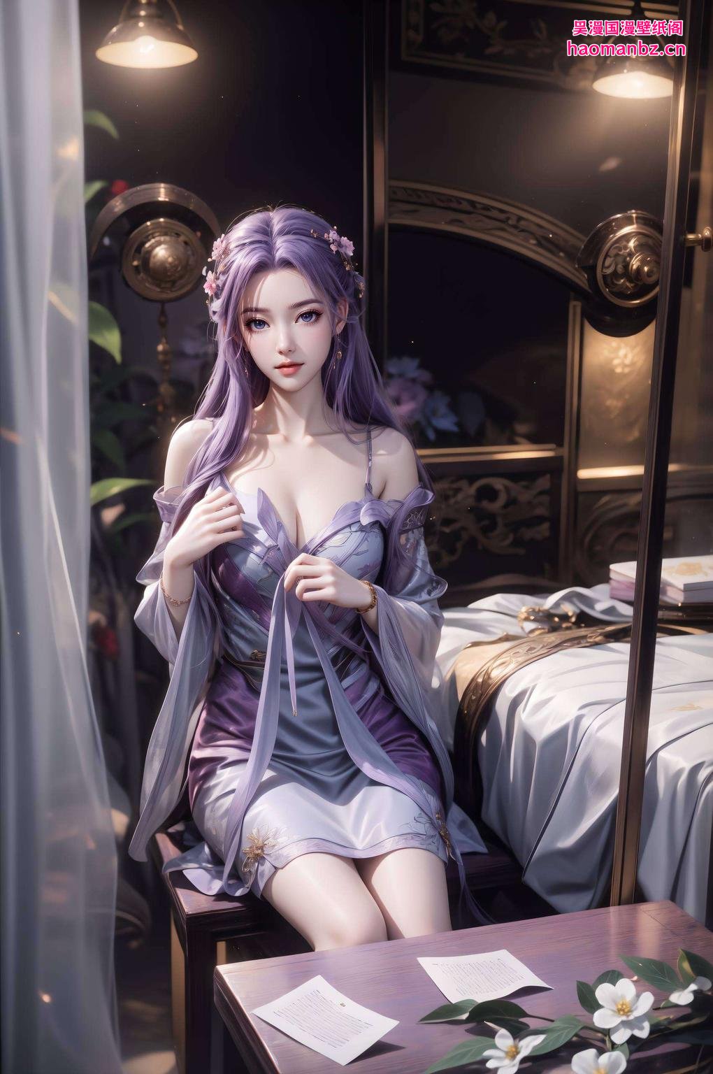 动漫迷们！这款超好看的云霄壁纸4K视频萌化你的心哦！