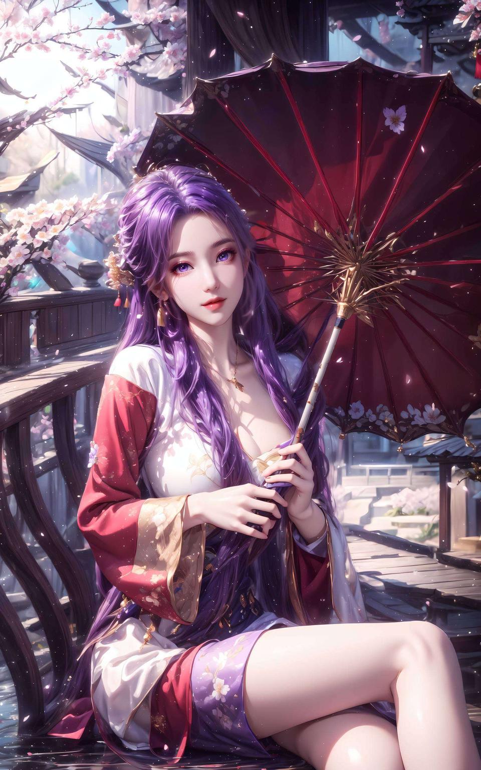 AI壁纸云霄抱腿养眼壁纸免费送