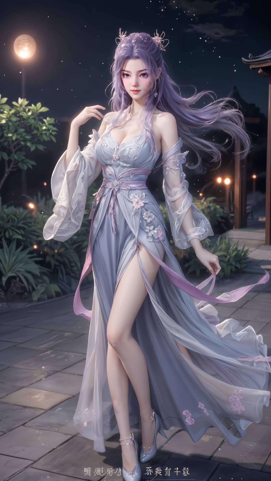 泪珠闪烁云霄折叠屏