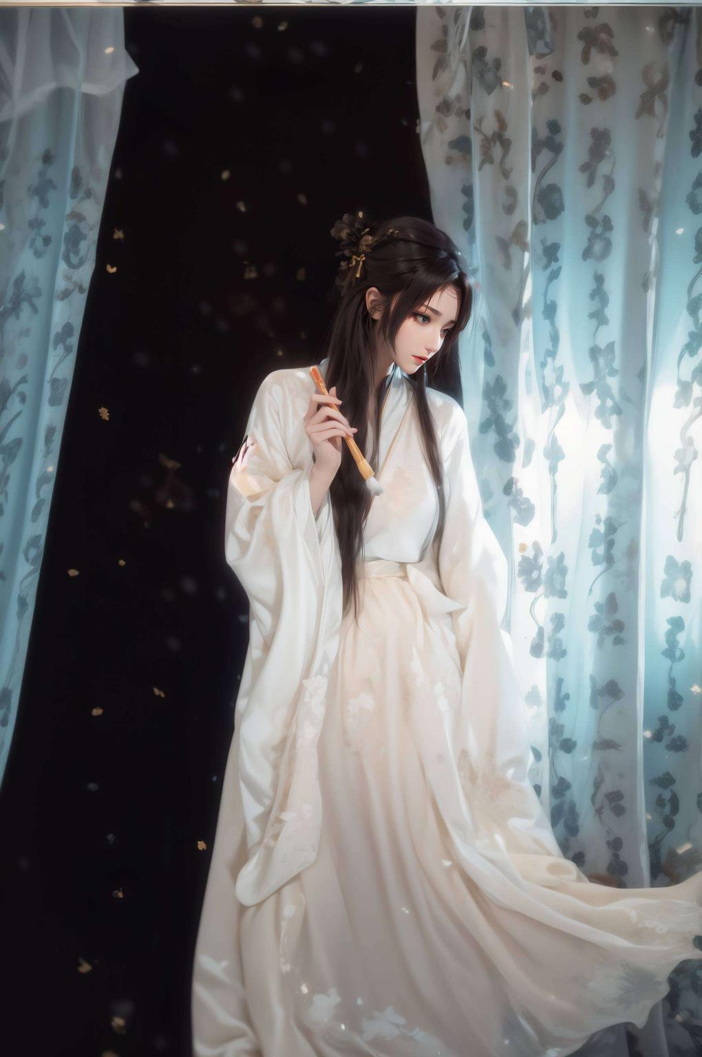 人物生动今天给大家带来一款超美的红衣云韵壁纸