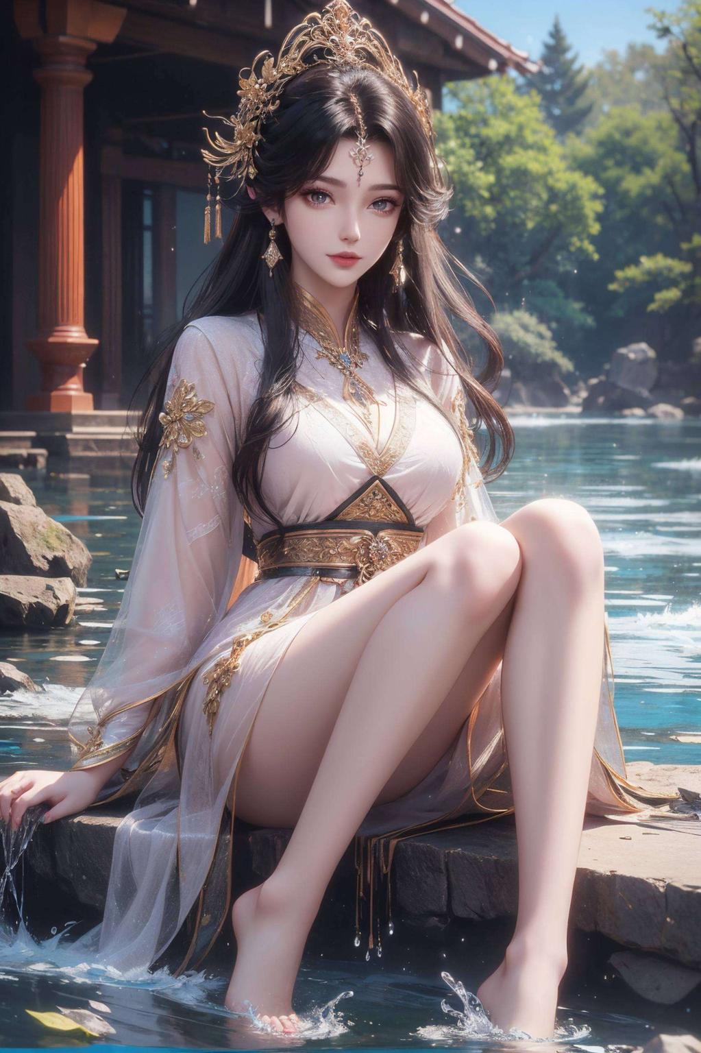 淡雅色调伤感氛围的周紫虹护士壁纸