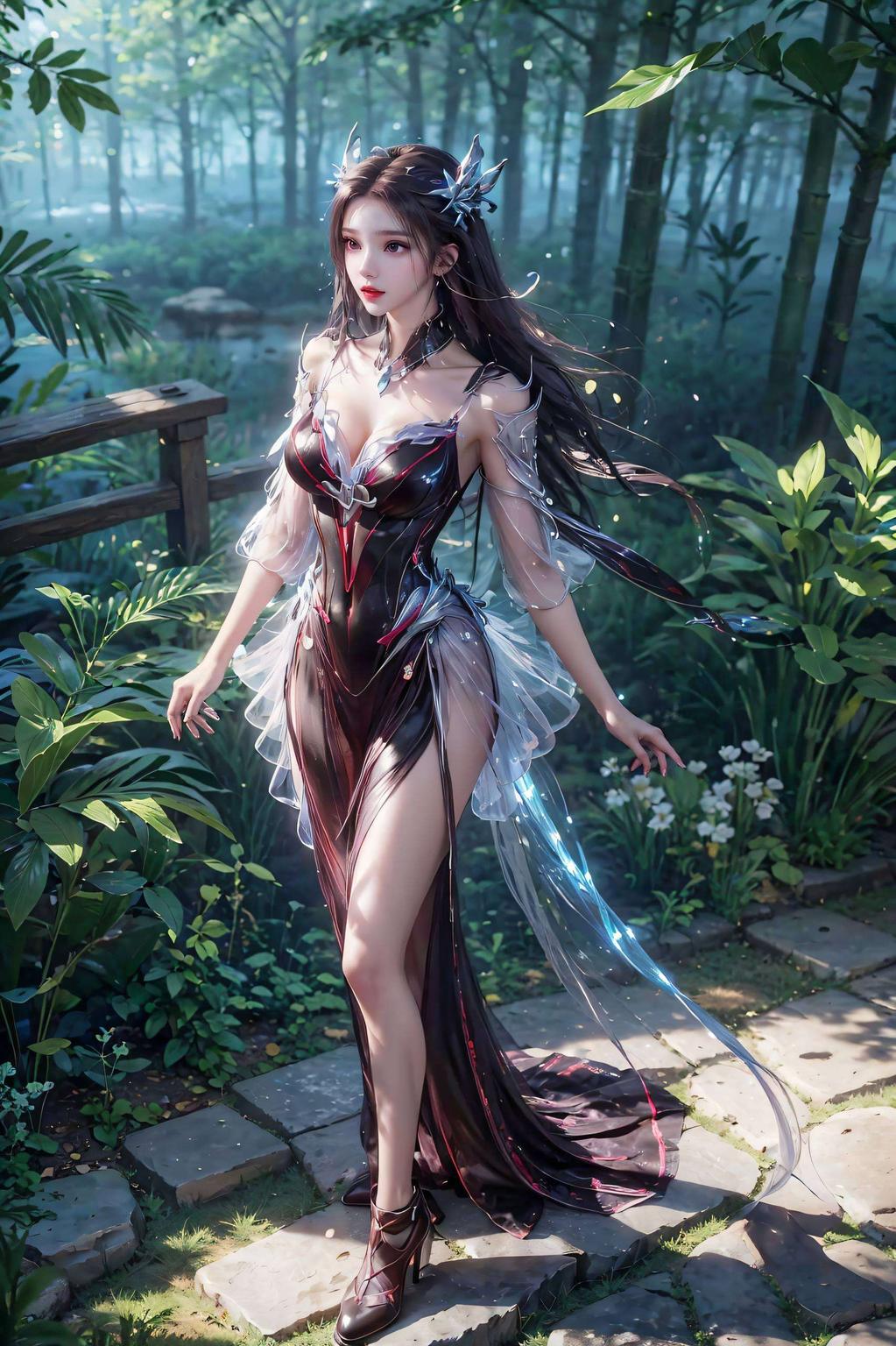 简直是朱竹清的完美搭档！看这壁纸每一次眨眼都让人心动