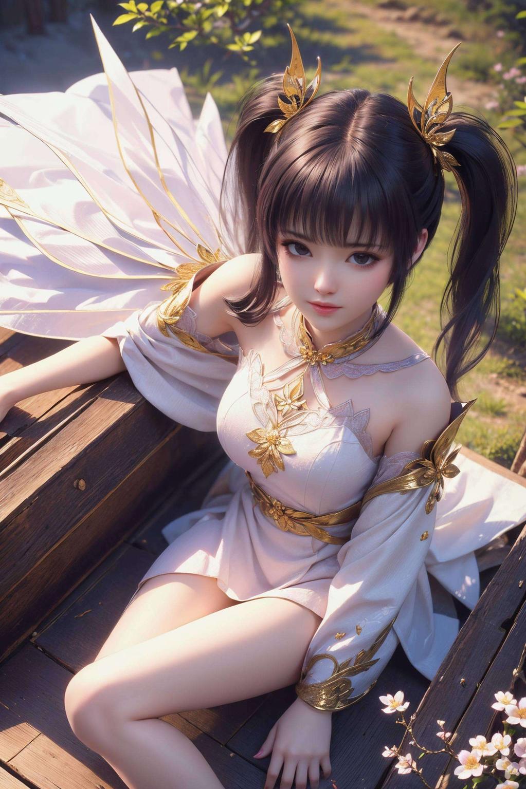 今天给大家带来一组超美的电脑壁纸！主角是紫妍